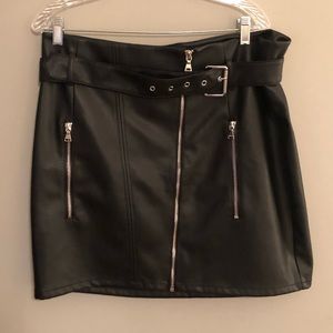 NWOT Express faux leather skirt